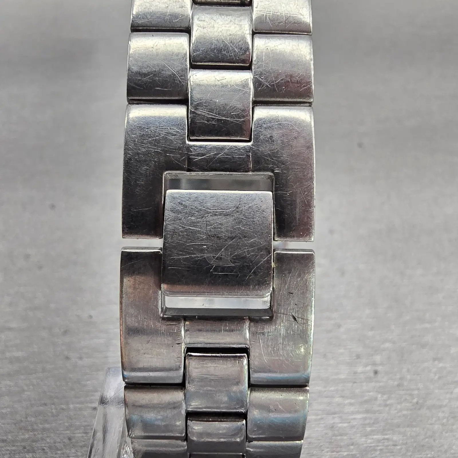 Bulova Watch Men 24mm Black Dial Silver Tone Date Rectangle New Battery Vintage7