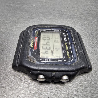 Casio W-720 Watch Men 38mm Black  Alarm Chronograph Daydate Octagon New Batt5