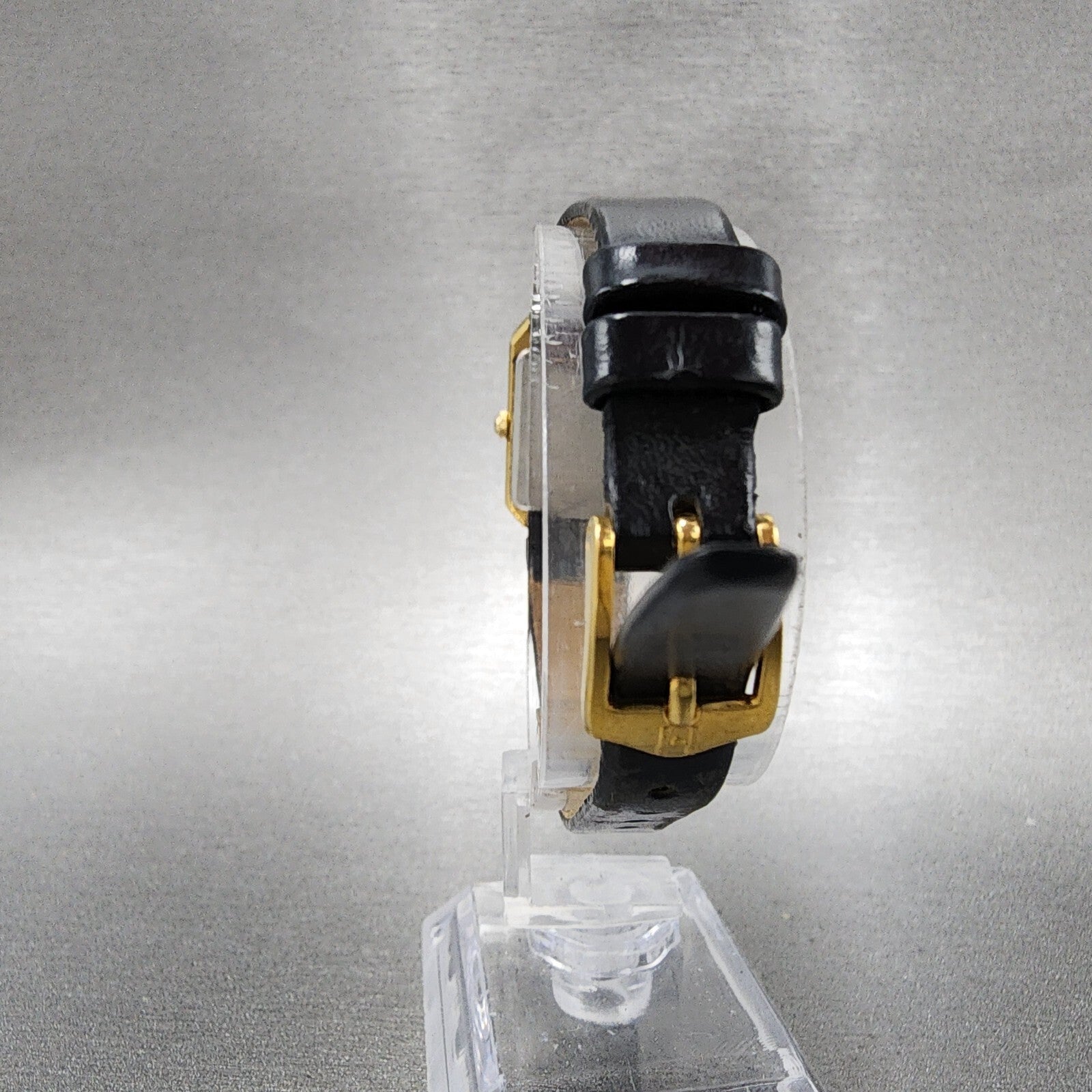 Seiko Tank Watch Women 19mm Champagne Dial Gold Tone 73215670 New Battery7