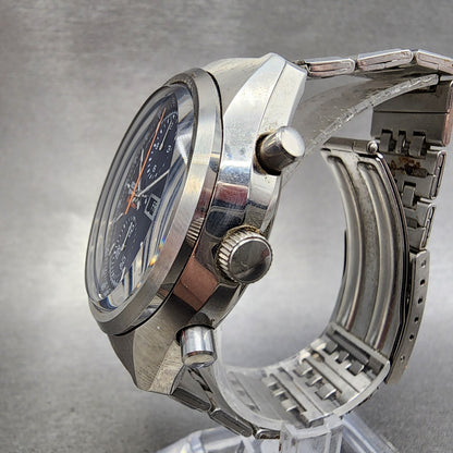 Seiko Speedtimer Holy Grail Chronograph Watch Men 41mm Blue Dial Steel Runs