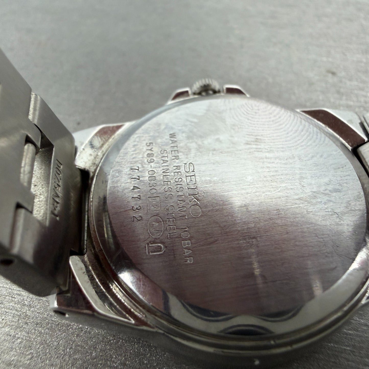 Seiko Lukia Watch Women 33mm Black Dial Silver Tone Daydate 5y89-0b30 NewBattery9
