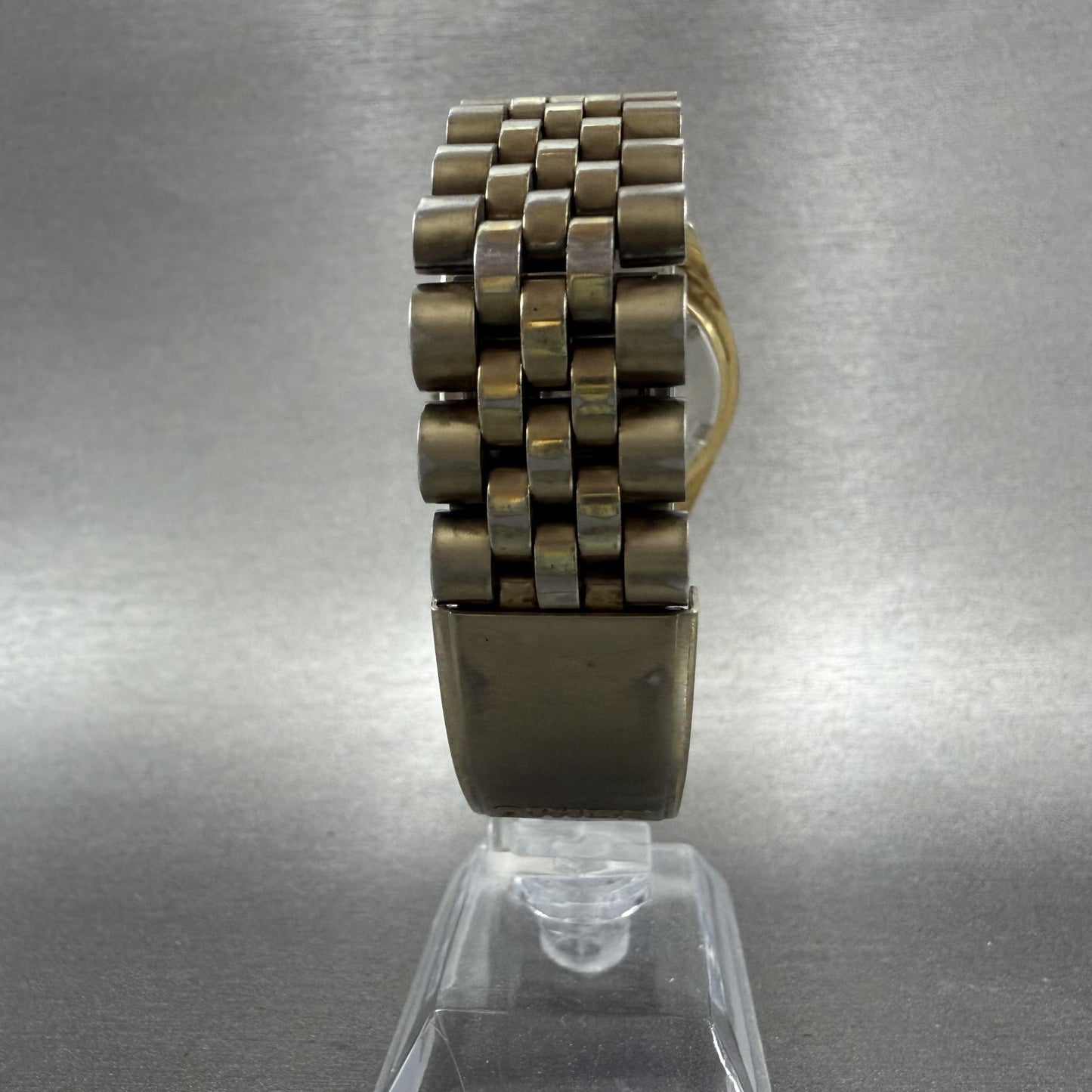 Seiko President Watch Men 36mm Gold Dial Gold Tone Daydate 7n438119 New Battery7