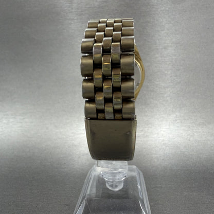 Seiko President Watch Men 36mm Gold Dial Gold Tone Daydate 7n438119 New Battery7