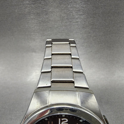 Casio Wave Ceptor Watch Men 41mm Black Dial Steel Analog Digital Solar Runs4