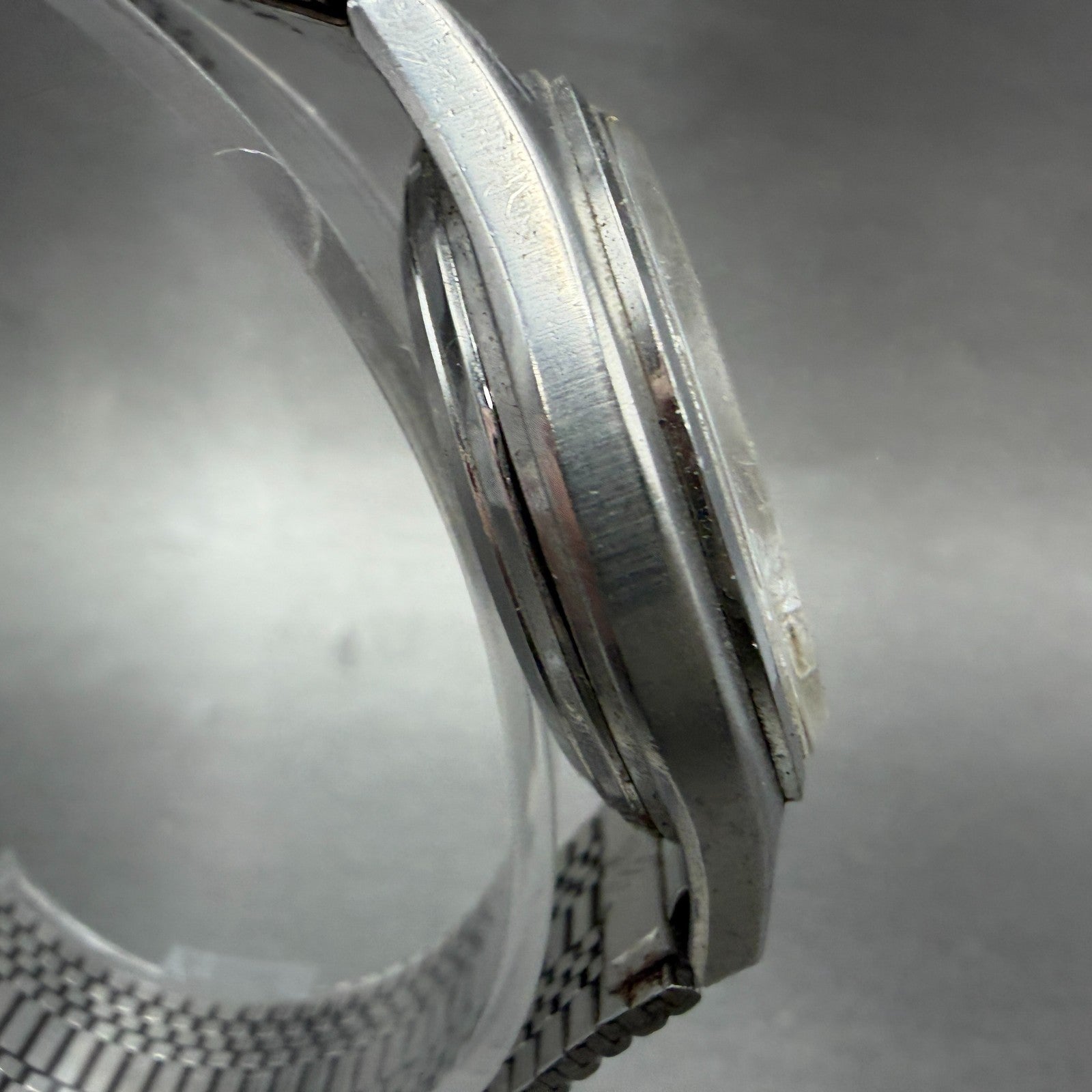 Seiko Type II Watch Men 37mm Silver Dial Silver Tone Daydate 7546-701E New Batt3