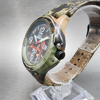 Timex Expedition Real Tree Watch Men 39mm Camo Dial Camo Case Round New Batt2