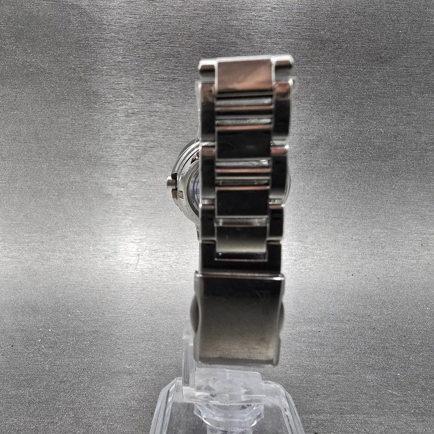 Seiko Lukia Solar Watch Women 30mm Brown Dial Silver Tone Atomic Round PARTS!!!!8