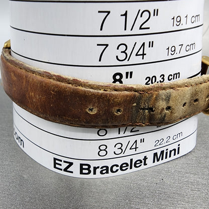 VTG LL Bean Watch Men 34mm Gray Dial Gold Tone Date Round  PARTS