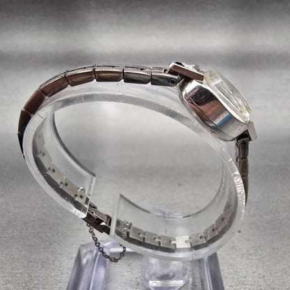 Citizen Claire Watch Women 14mm Silver Dial Silver Tone 4-671465 Vintage Works8