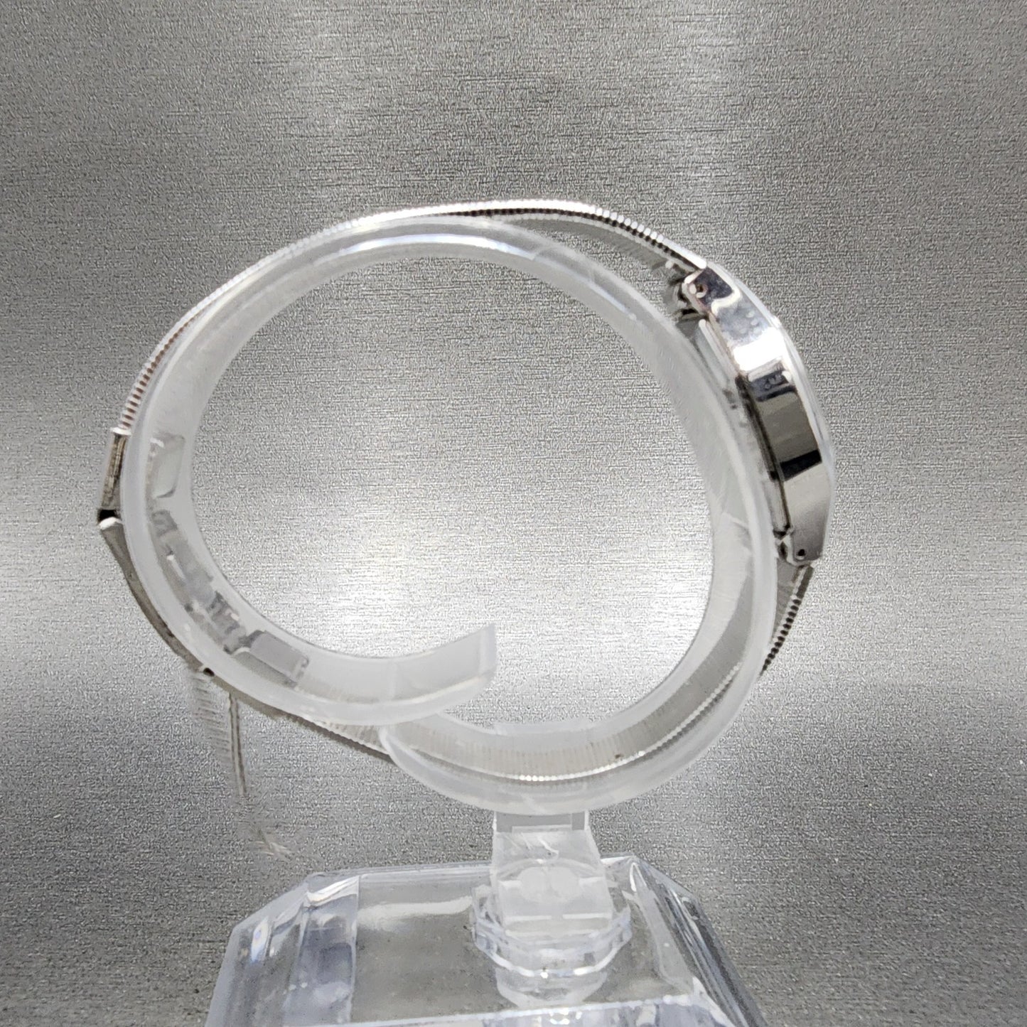 Seiko Watch Women 18mm Blue Dial Silver Tone Manual Oval 117770 Runs8