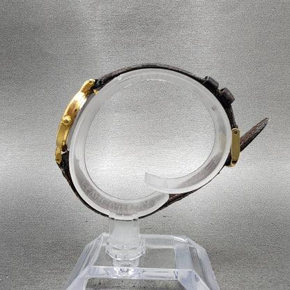 Seiko Watch Women 26mm Champagne Dial Gold Tone Round 1n000d59 New Battery6