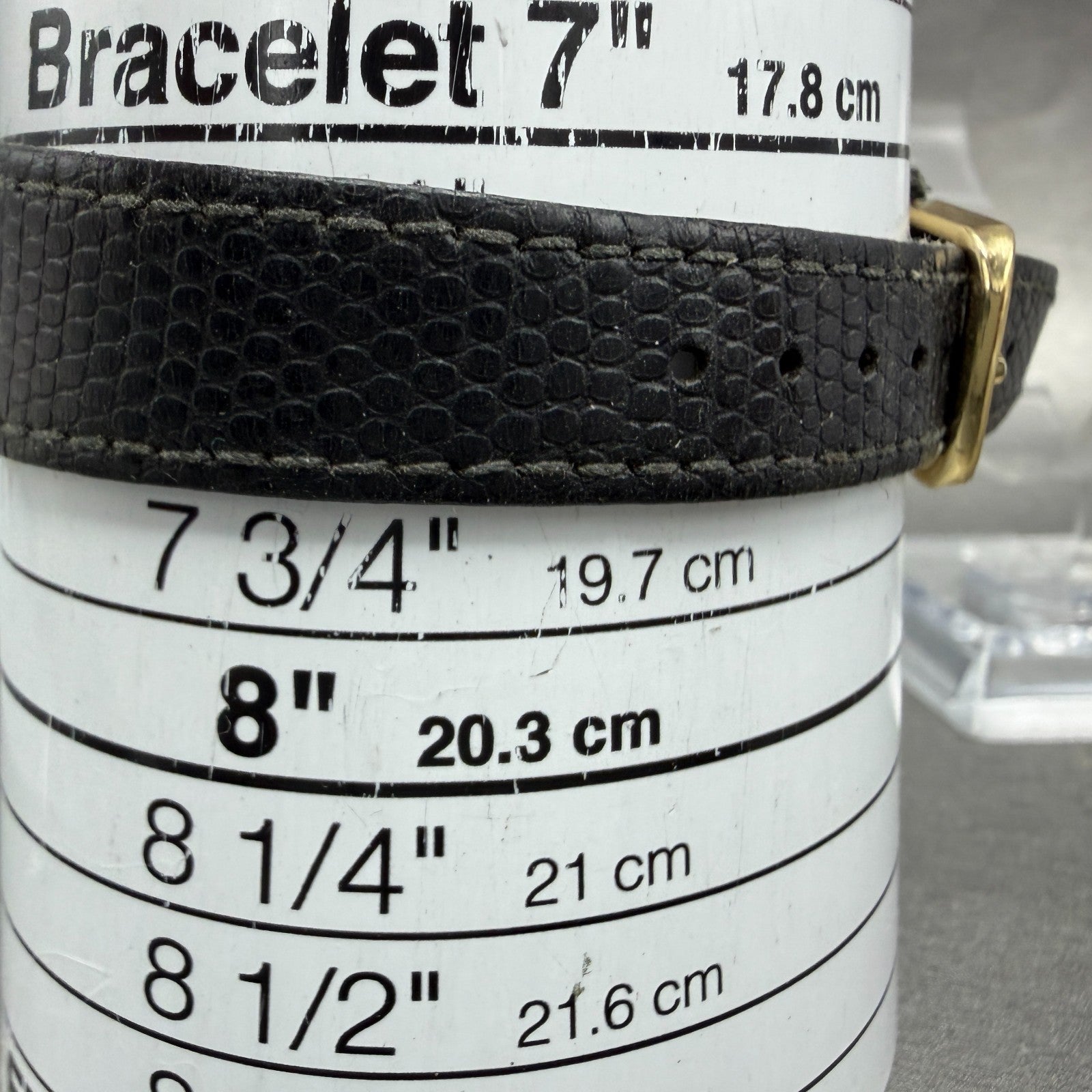 Citizen Tank Watch Men 27mm Black Dial Gold Tone Date Rectangle 6010-K00128 PART11
