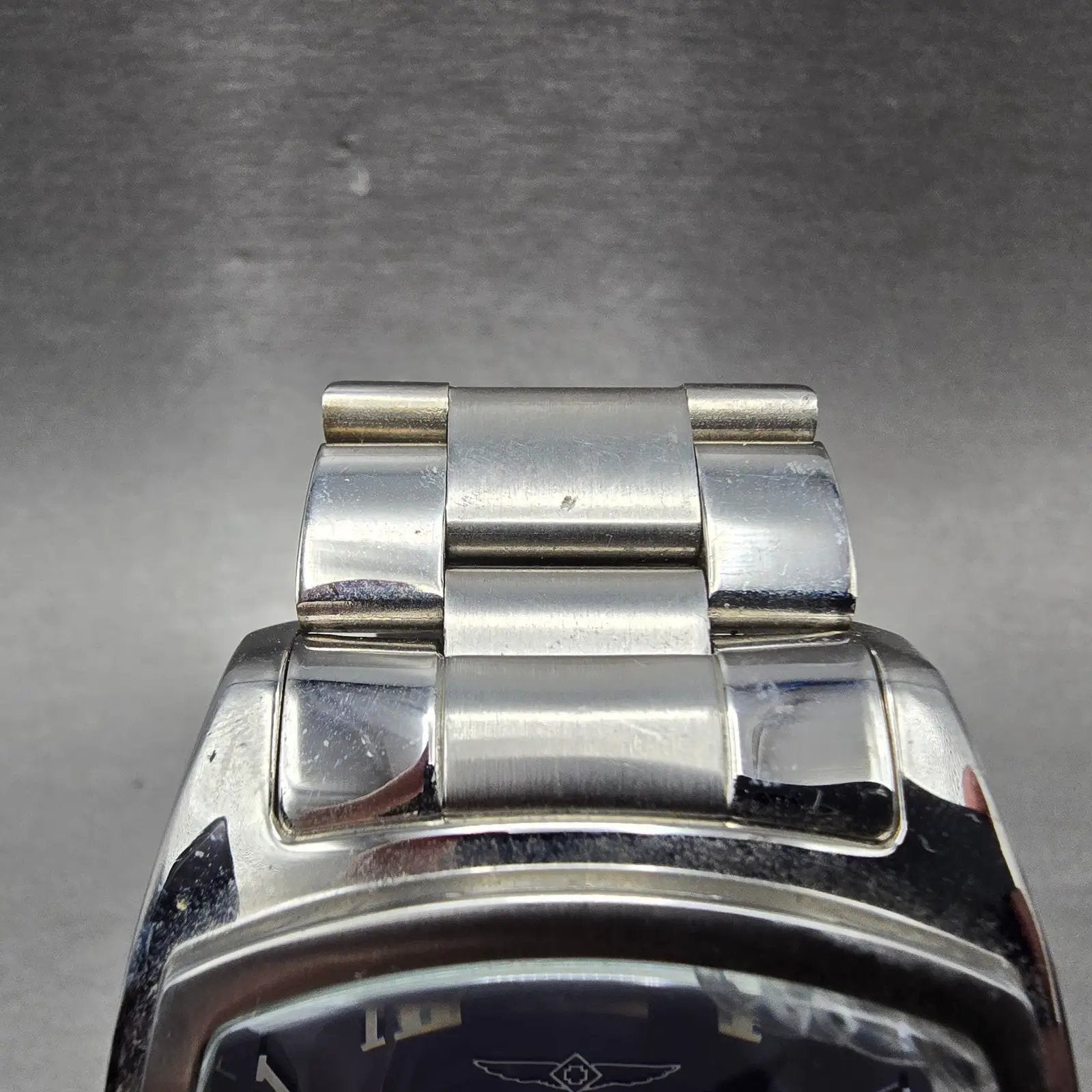 Invicta Lupah Watch Men 47mm Purple Dial Silver Tone Rectangle 21391 New Batt KJ4