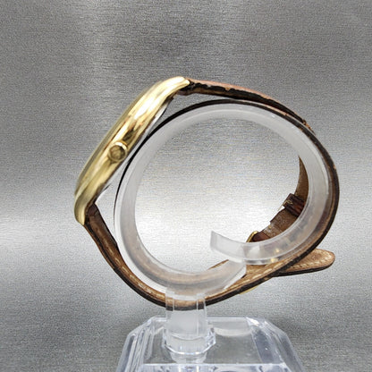 Michael Kors Slim Runway Watch Women 42mm Gold Dial Gold Tone Round New Battery6