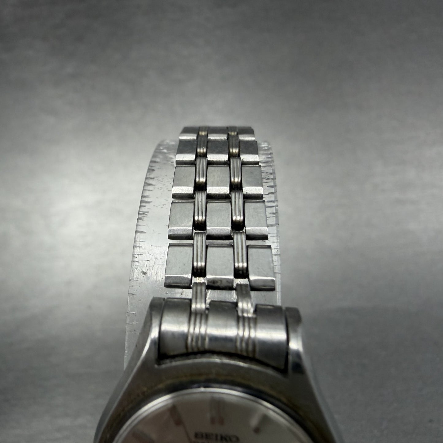 Seiko Matic Lady Watch Women 21mm Silver Dial Silver Tone Date Round VTG PARTS5