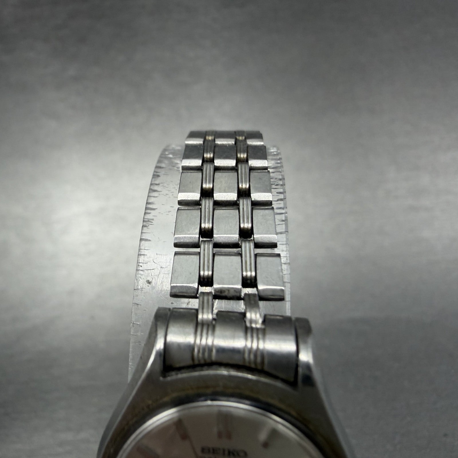 Seiko Matic Lady Watch Women 21mm Silver Dial Silver Tone Date Round VTG PARTS5