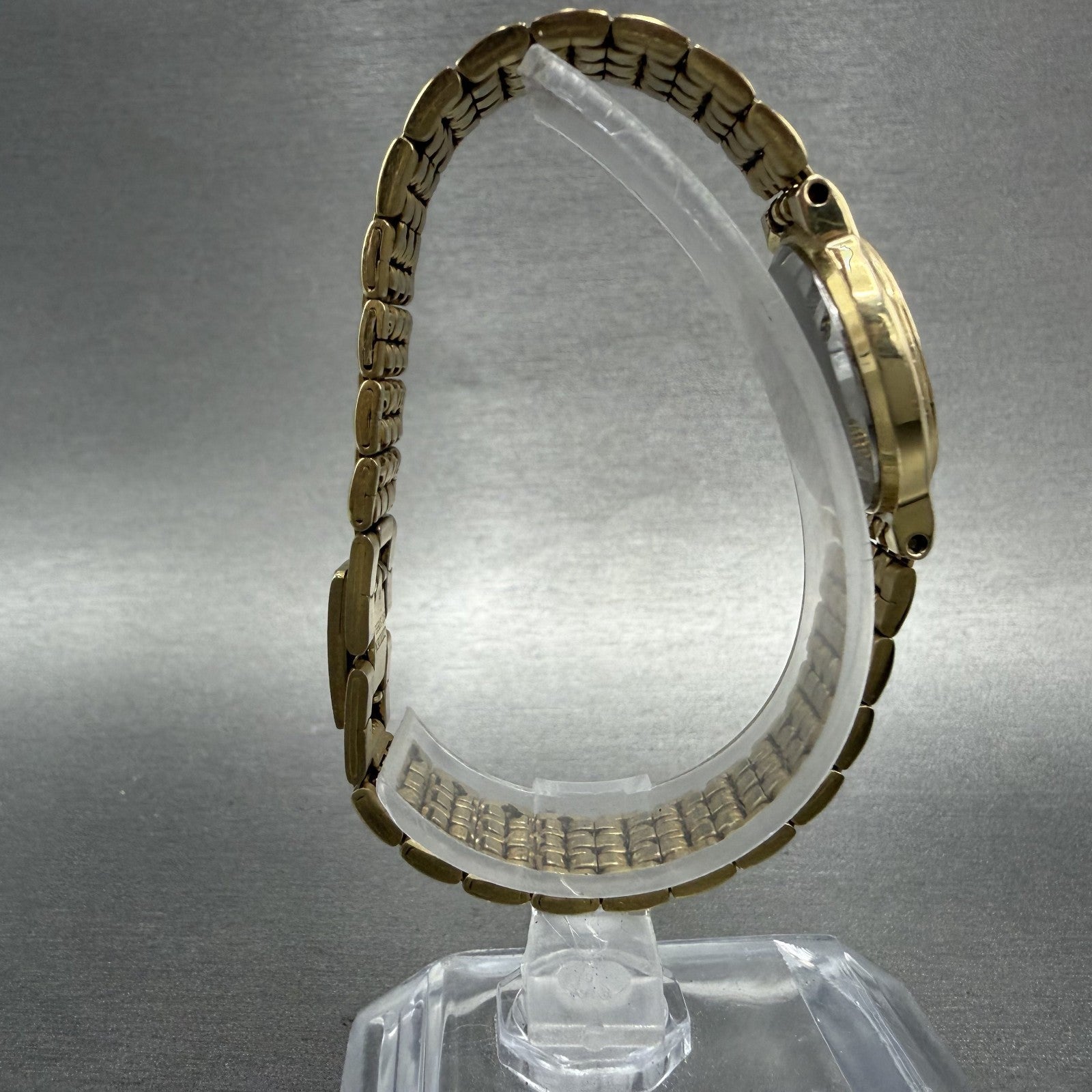 Citizen Watch Women 22mm White Dial Gold Tone Round 3220-326598 New Battery8