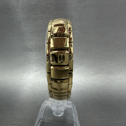 Seiko Tank Watch Women 15mm Champagne Dial Gold Tone 2E200AF0 New Battery8