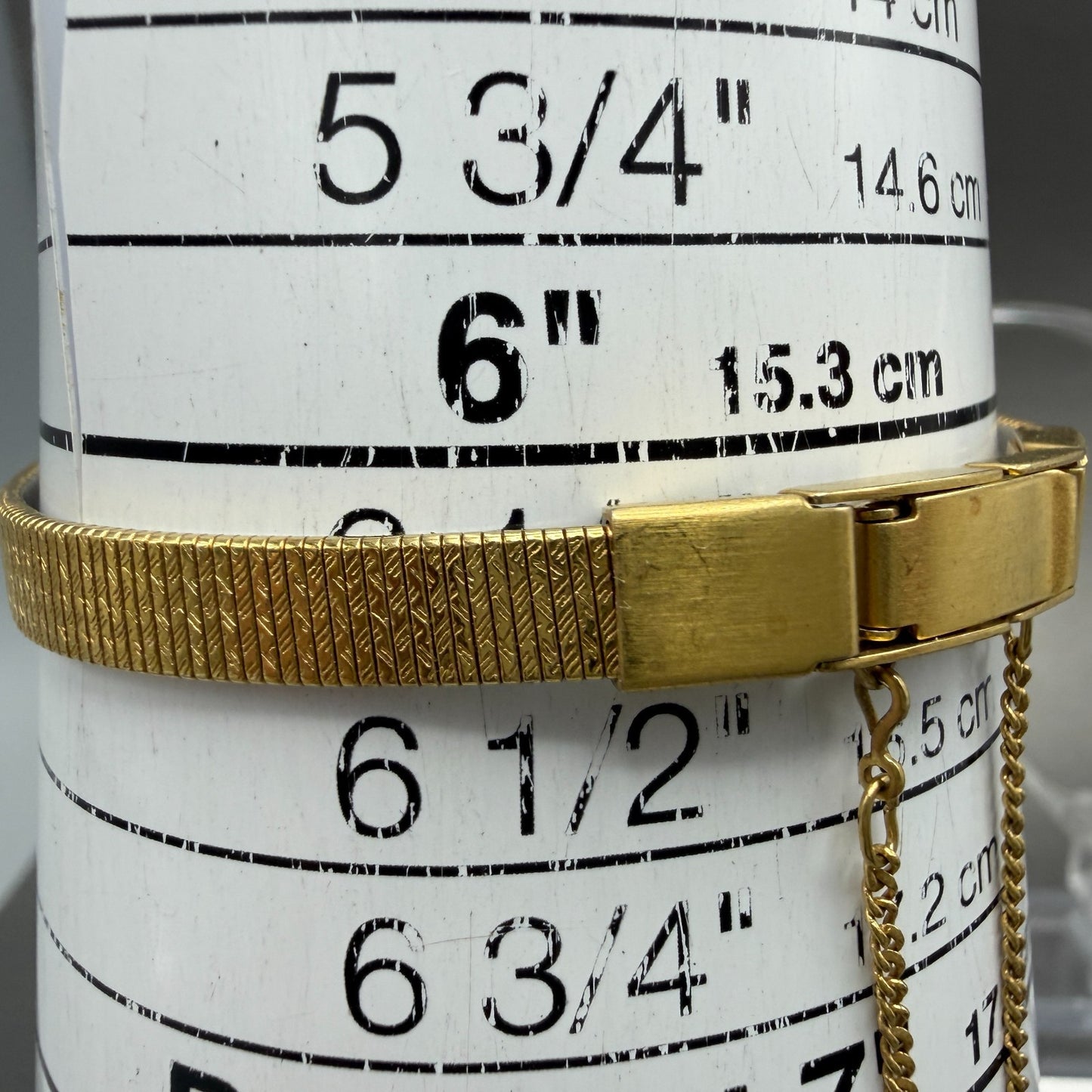 Seiko Tank Watch Women 19mm Champagne Dial Gold Tone 5420-5119 New Battery10