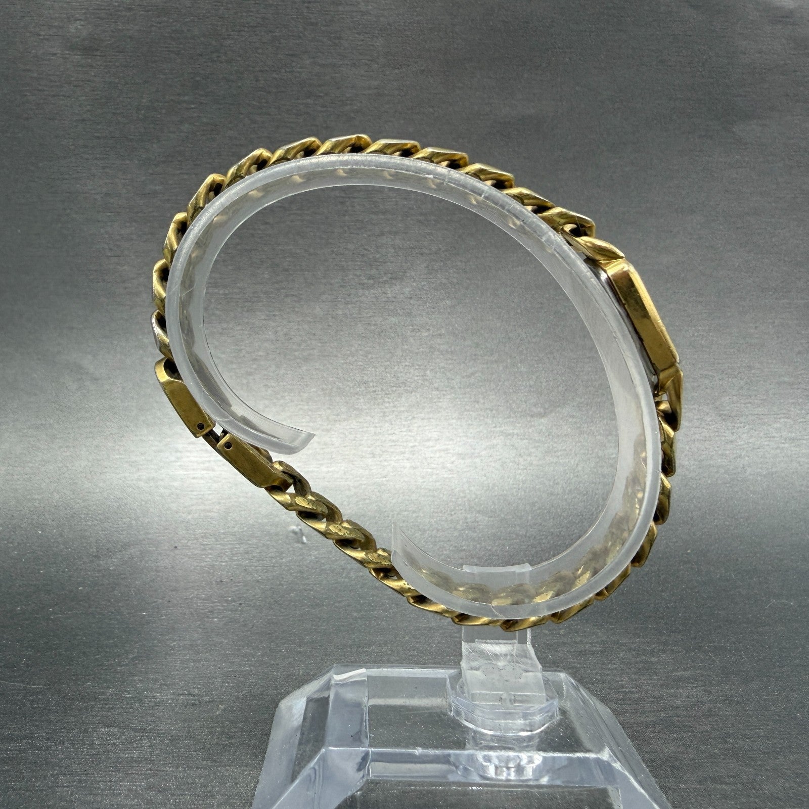 Seiko Watch Women 14mm Champagne Dial Gold Tone Hexagon 2e20-5369 New Battery8