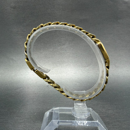 Seiko Watch Women 14mm Champagne Dial Gold Tone Hexagon 2e20-5369 New Battery8