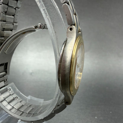 Seiko Creo Watch Women 24mm White Dial Two Tone Date 3E29-0A70 New Battery3