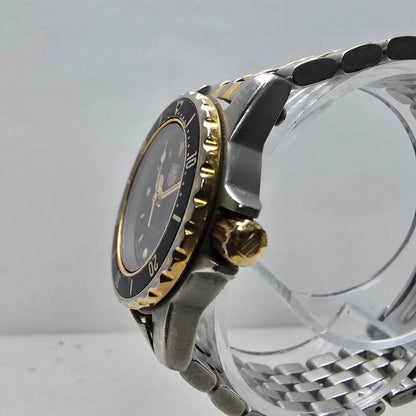 Tag Heuer Professional 200 Dive Watch Women 28mm Gold Dial Two Tone Date NewBatt2