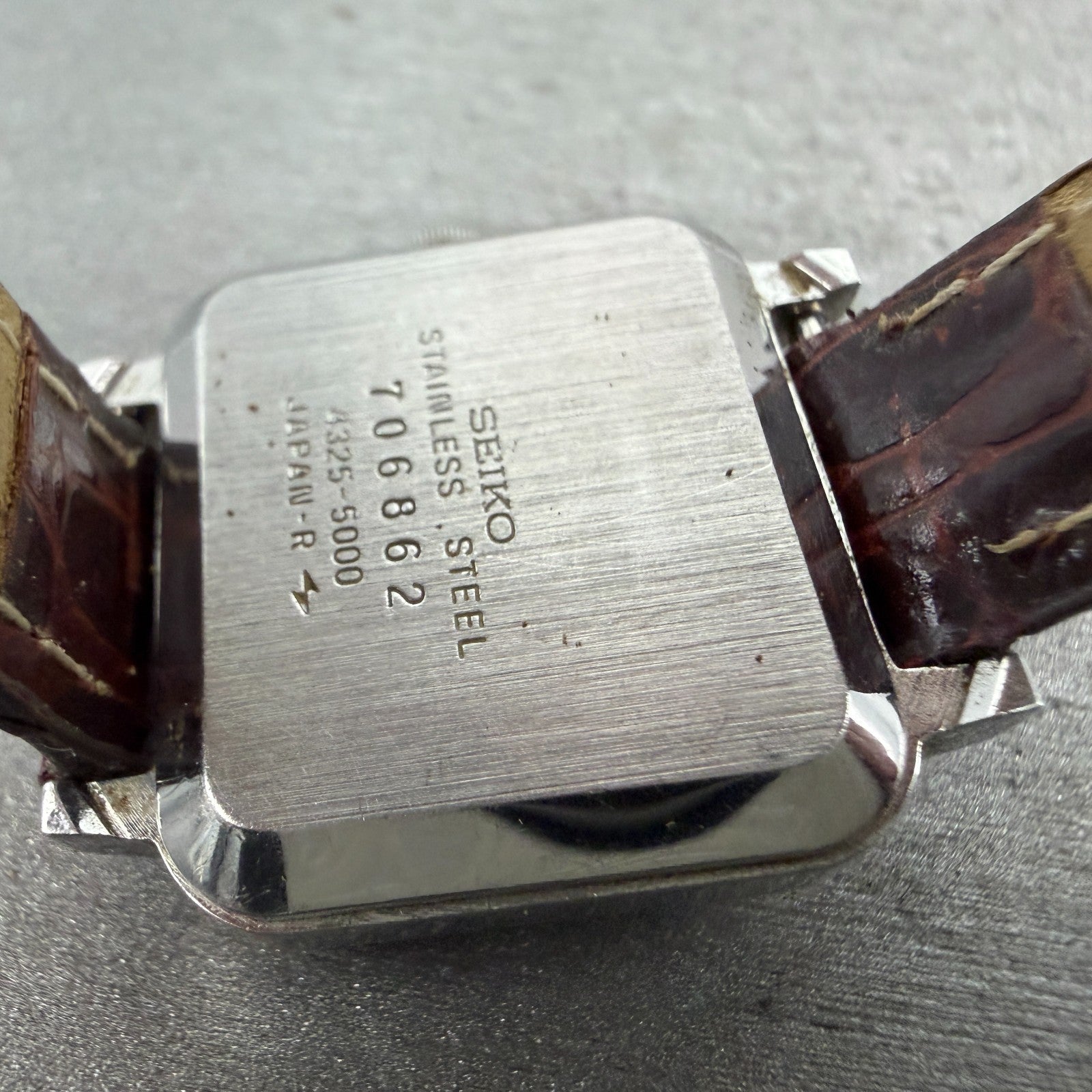 Seiko Watch Women 24mm White Dial Silver Tone Date 4325-5000 New Battery Vintage9