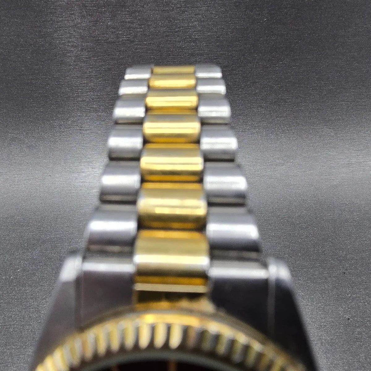 Citizen CQ President Watch Men 35mm Black Two Tone Daydate 6101-915216 PARTS5