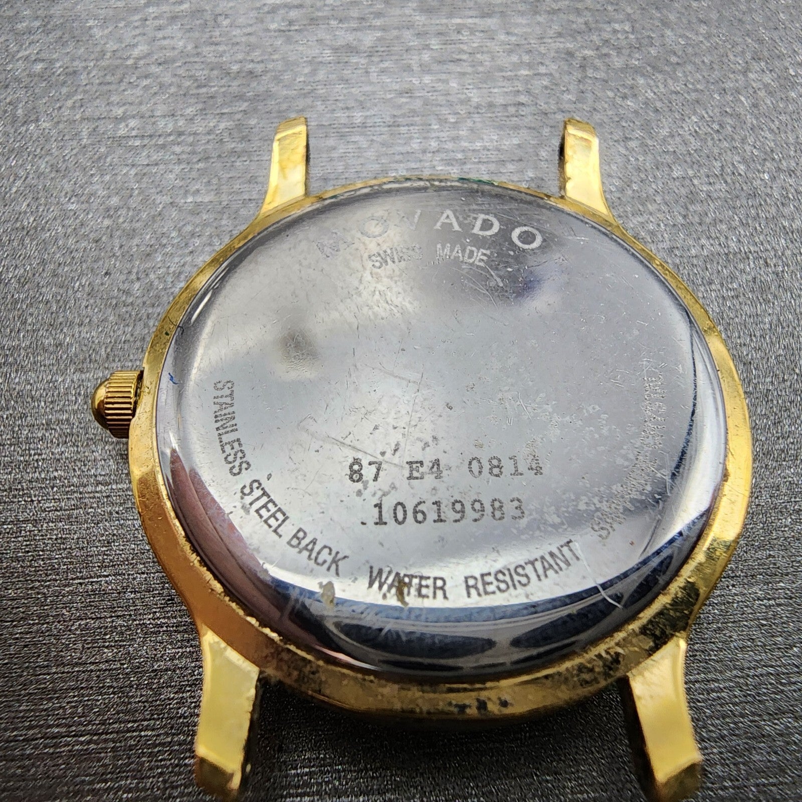 Movado Museum Watch Women 26mm Black Dial Gold Tone Round 87 E4 0814 New Batt6
