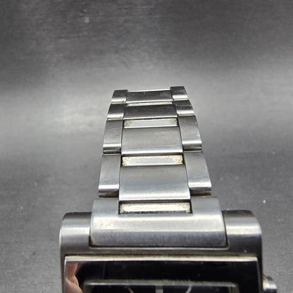 Citizen Elegance Watch Men 33mm Black Dial Steel Date Alarm Chrono New Battery6