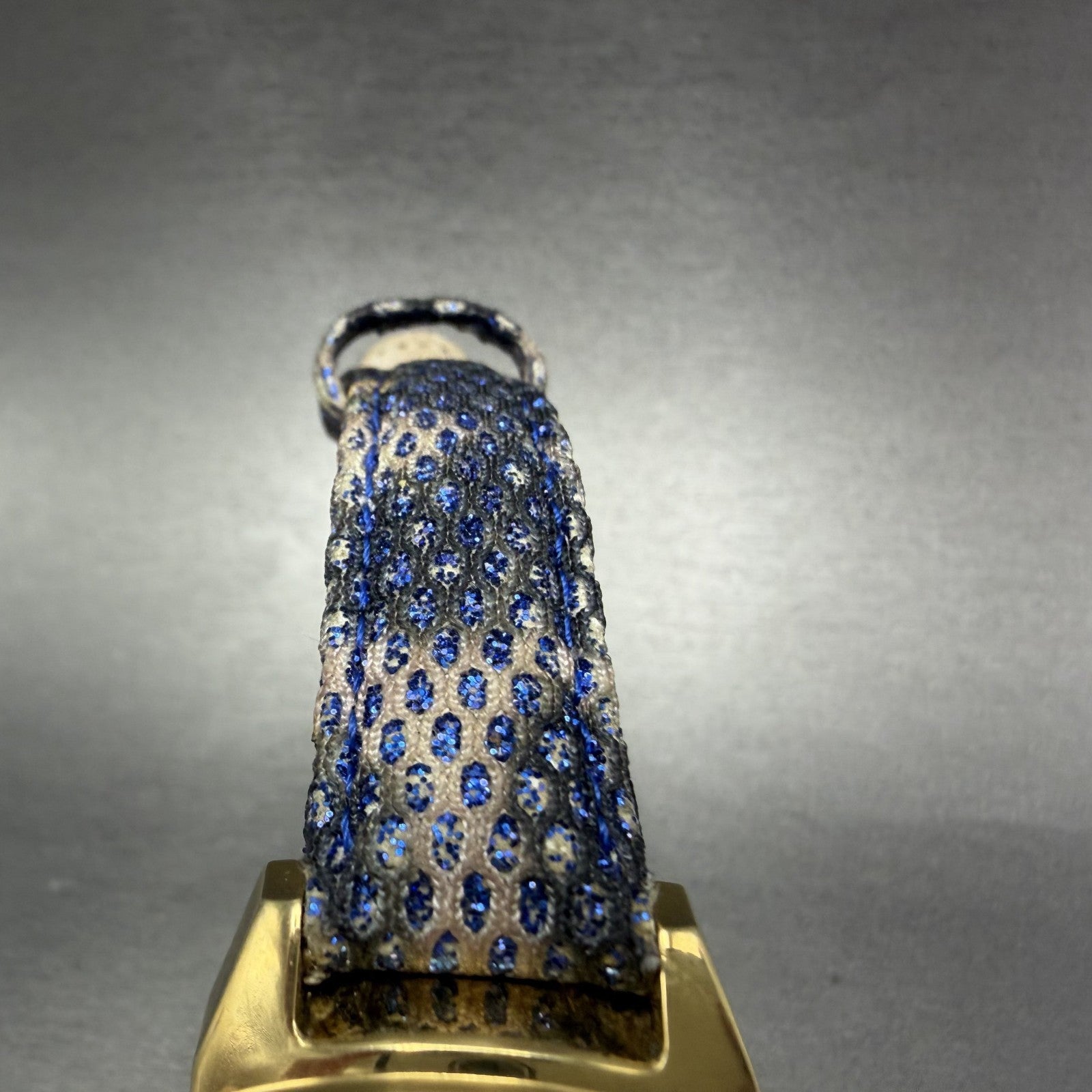 Invicta Lupah Watch Women 29mm MOP Dial Gold Tone Oval 5605 New Battery Blue4
