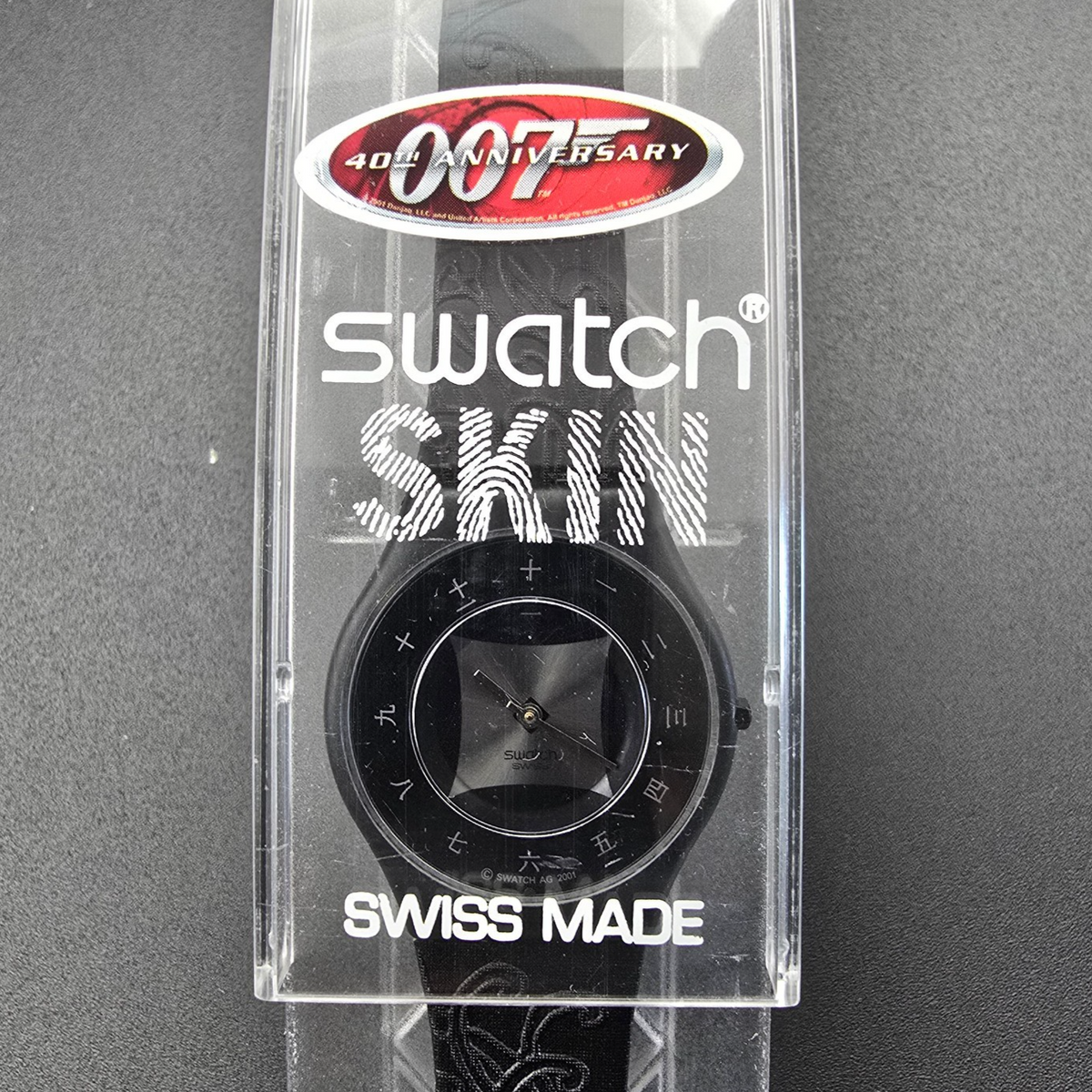 Swatch Skin James Bond You Only Live Twice Watch Men 34mm SFB116 New Battery NOS0