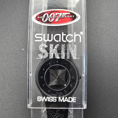 Swatch Skin James Bond You Only Live Twice Watch Men 34mm SFB116 New Battery NOS0