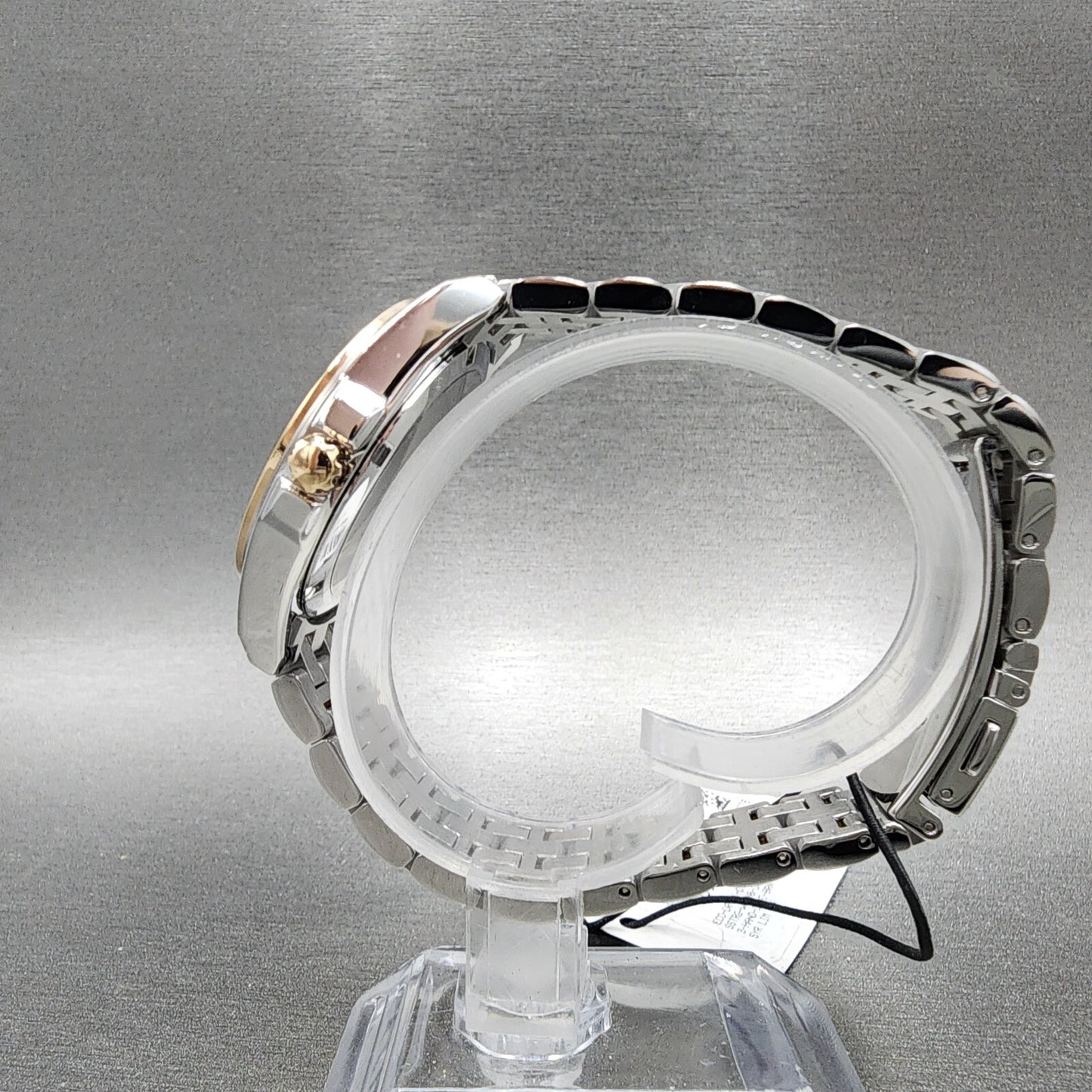 Citizen EcoDrive Peyton Watch Women Brown Dial Two Tone Date Bracelet E01226596