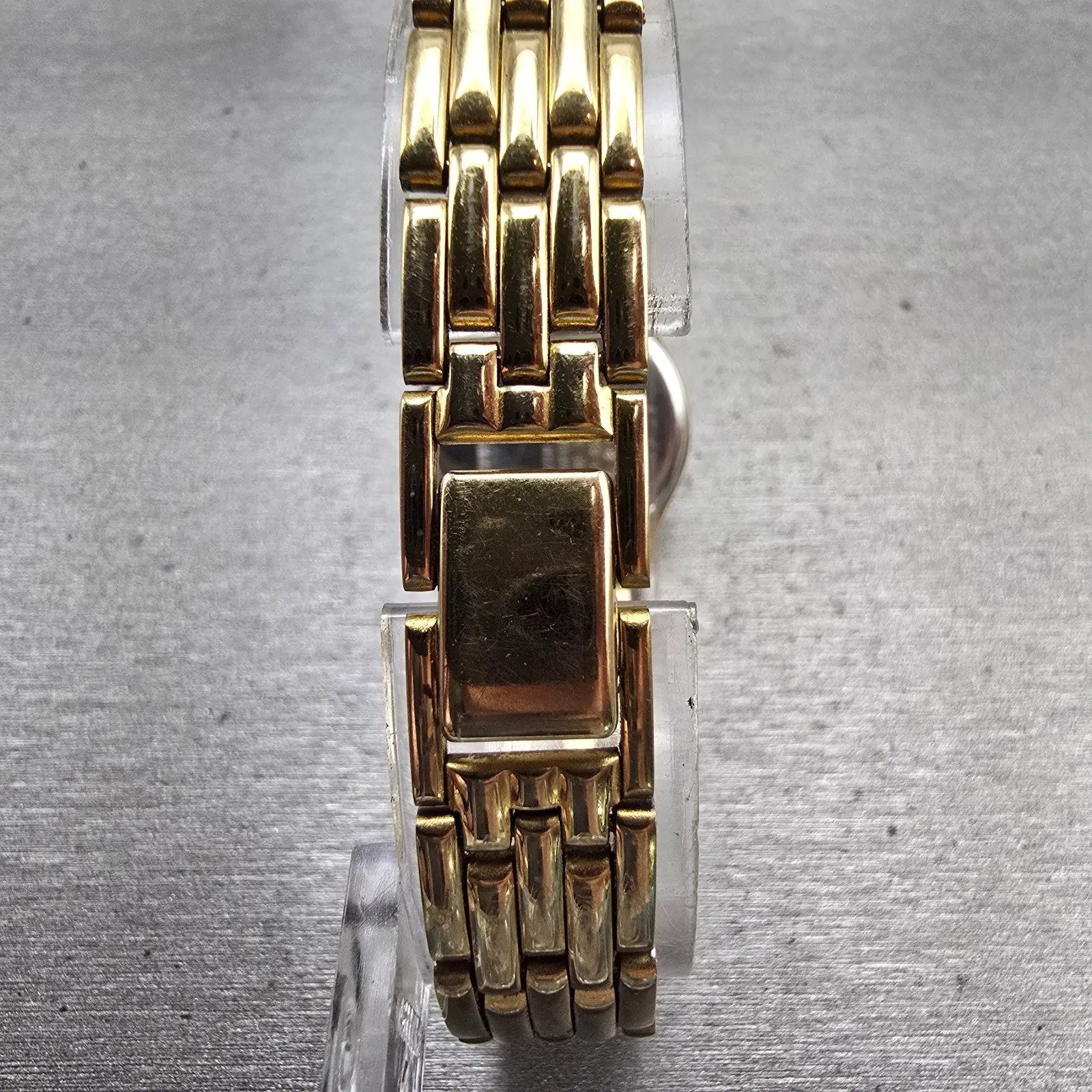 Citizen Watch Women 24mm Gold Dial Gold Tone Round READ!!!! 6031-S52543 New Batt7