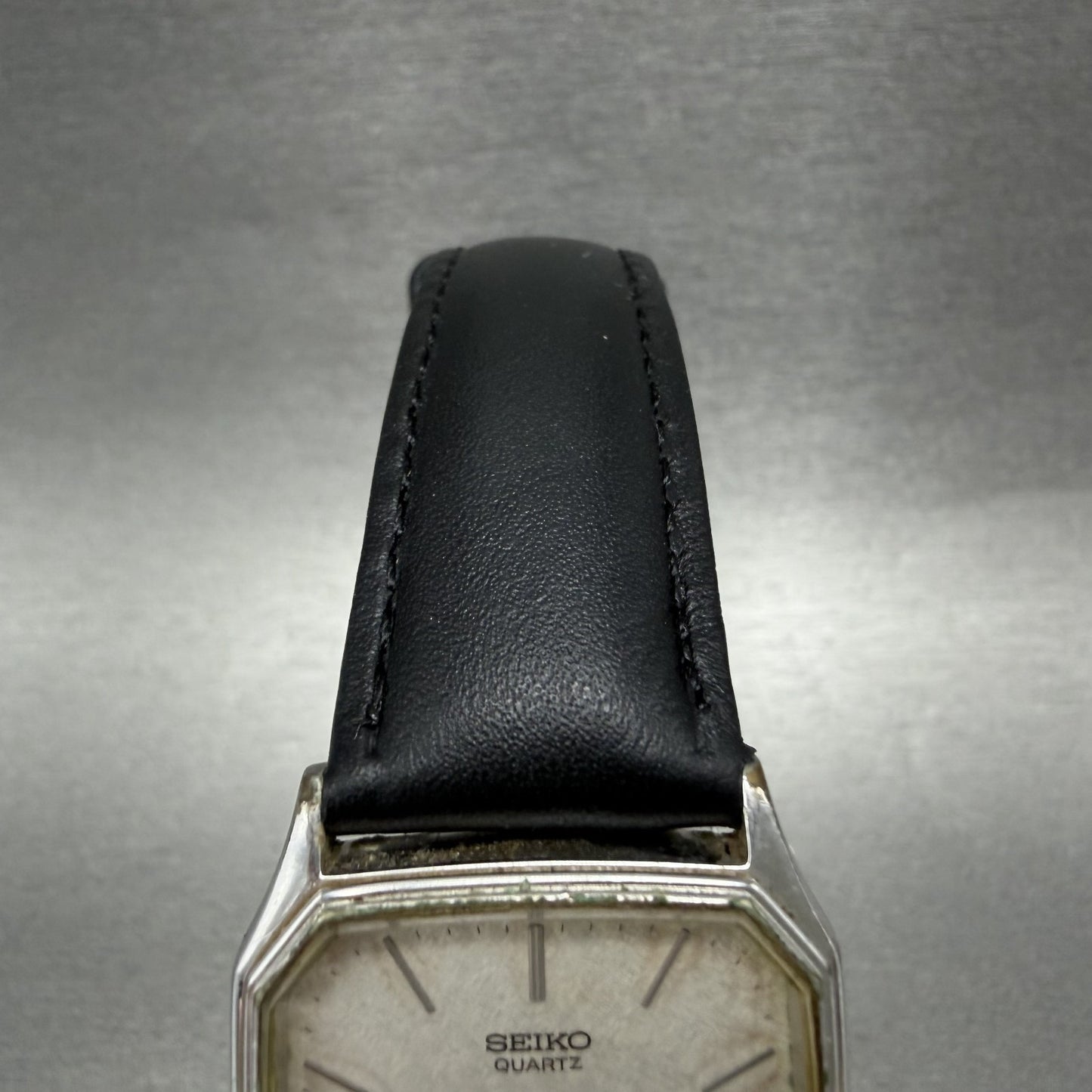 Seiko Tank Watch Men 27mm Silver Dial Silver Tone 64315150 New Battery4