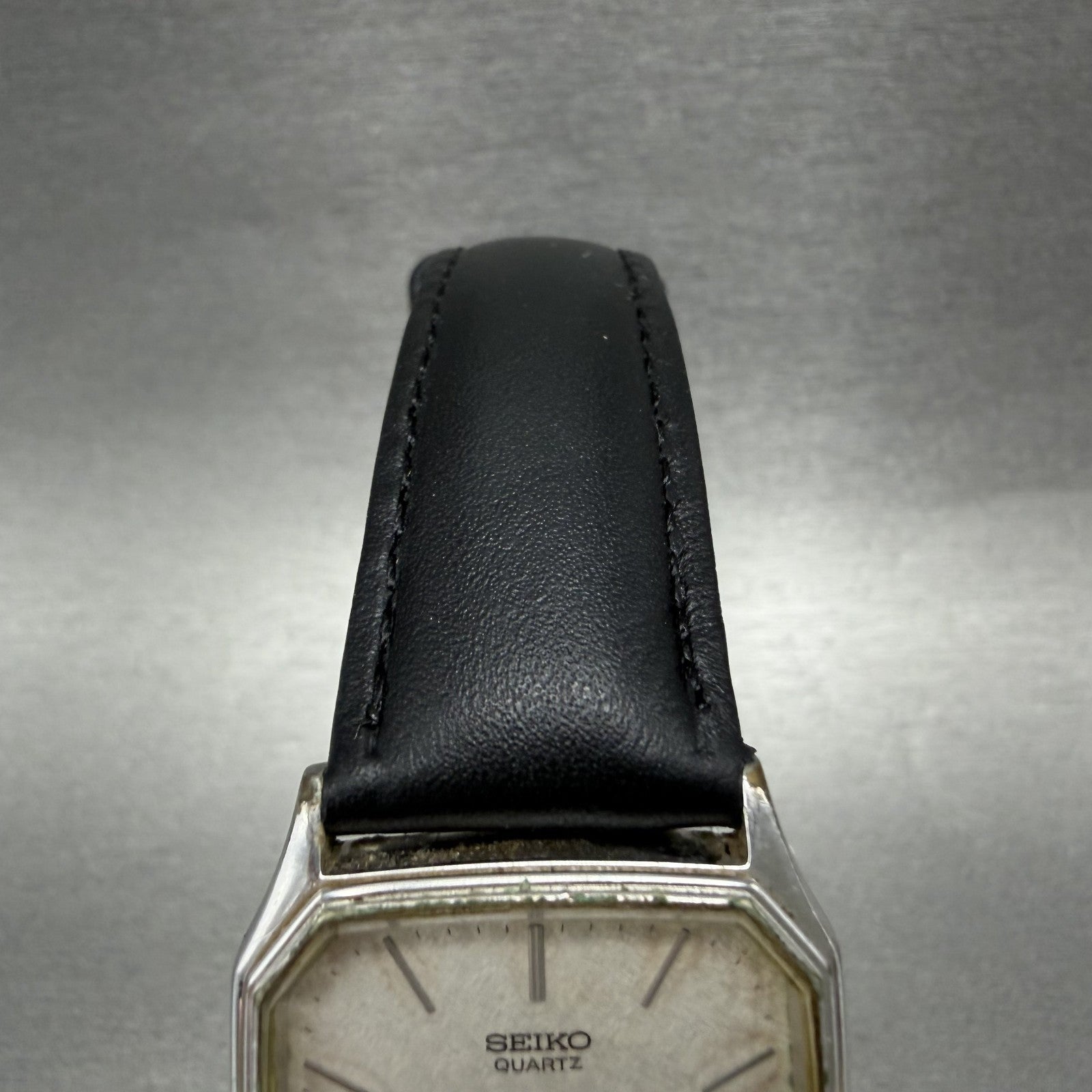 Seiko Tank Watch Men 27mm Silver Dial Silver Tone 64315150 New Battery4