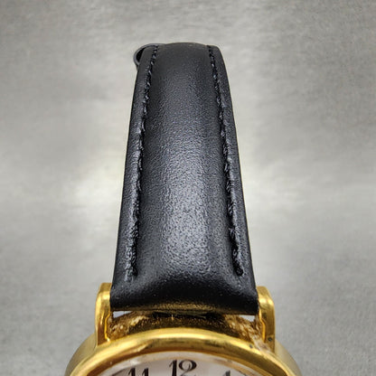 Orient Sentimental Graffiti You Watch Men 32mm White Dial Gold Tone New Battery4