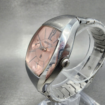 Seiko Lukia Watch Women 28mm Pink Dial Stainless Steel Daydate 5Y895A20 New Bat2
