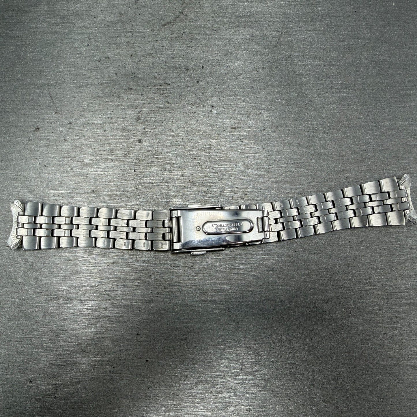 Seiko Bracelet 18mm Two Tone Stainless Steel 4A4K1C1 Tri-Folding Clasp9