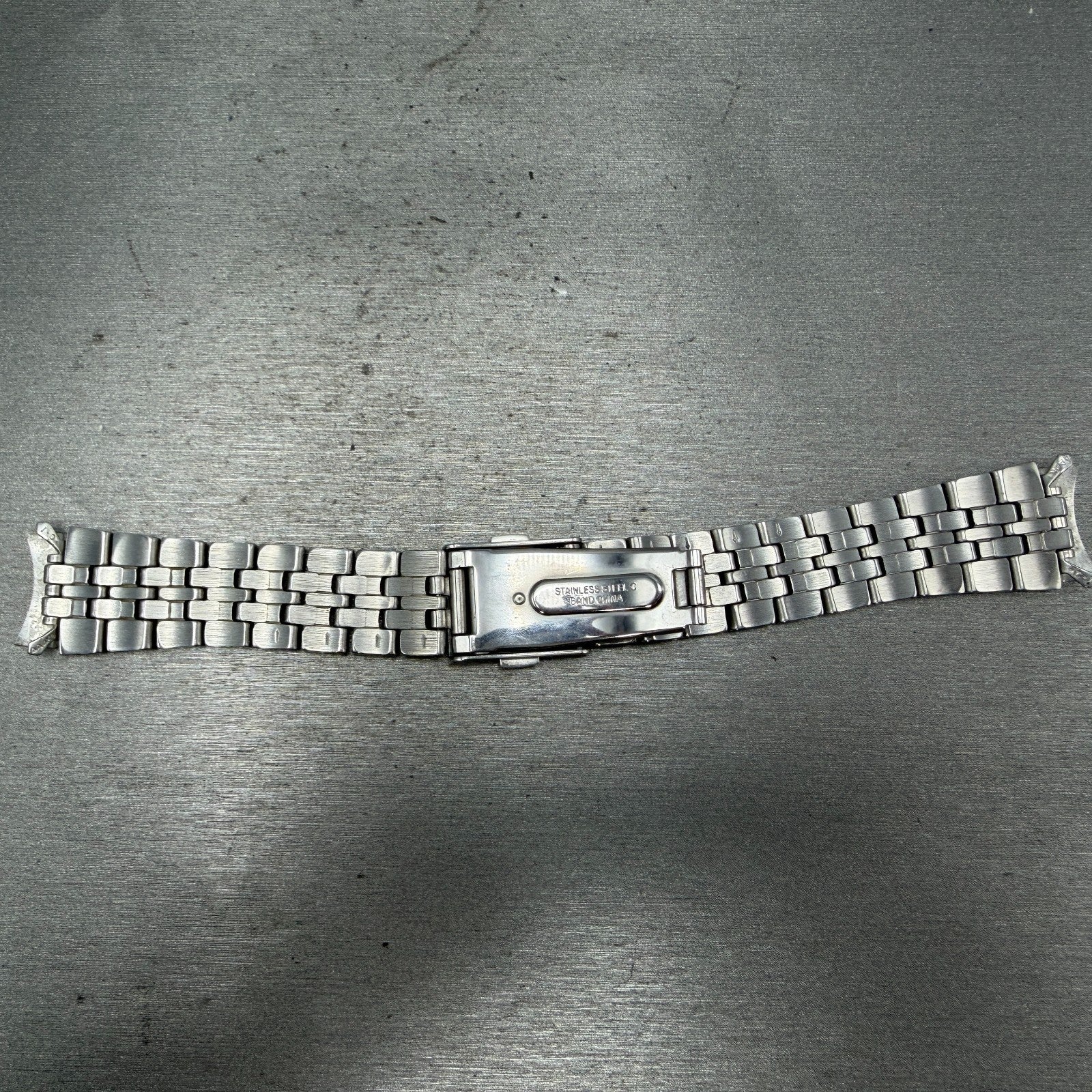 Seiko Bracelet 18mm Two Tone Stainless Steel 4A4K1C1 Tri-Folding Clasp9