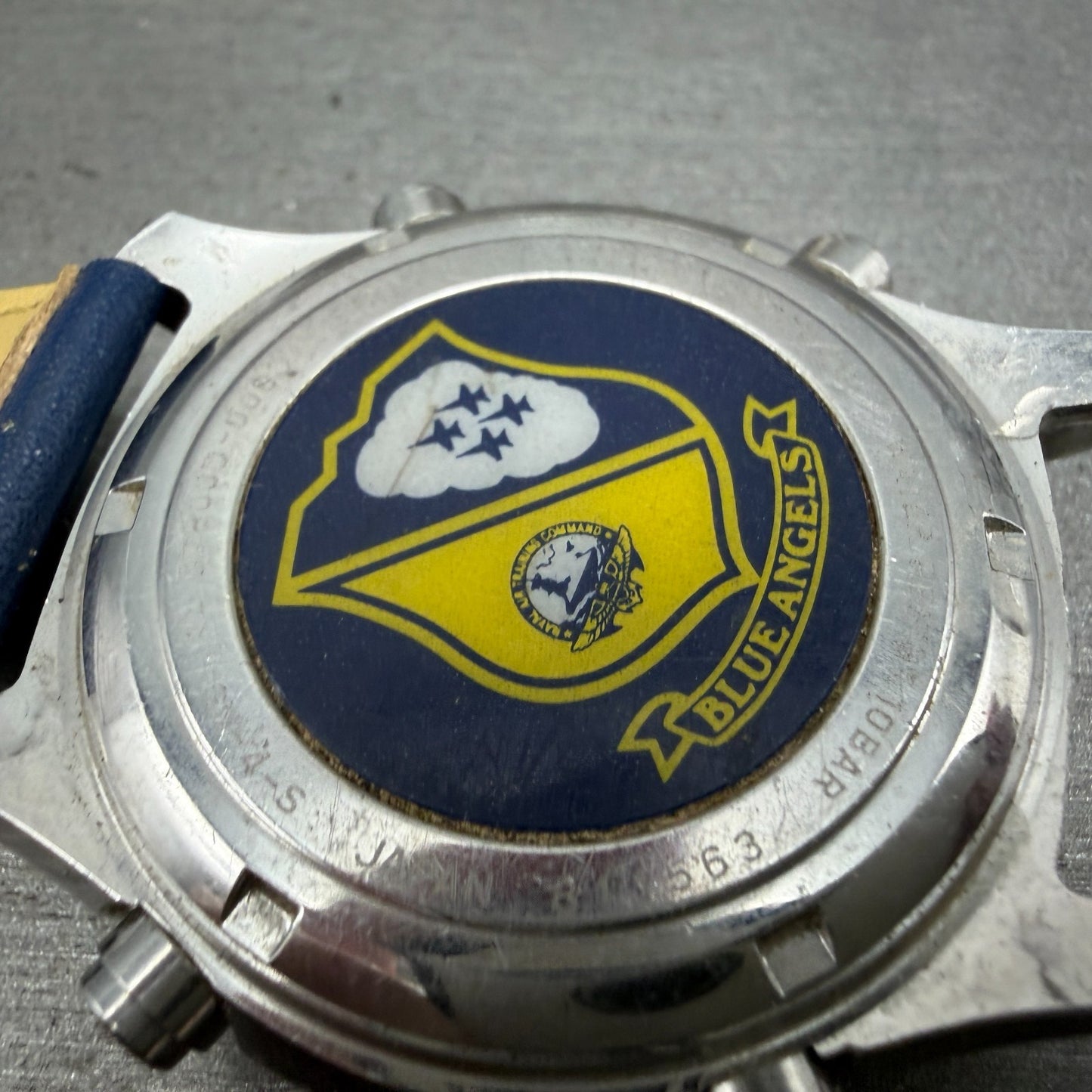 Citizen Navihawk Blue Angels Watch Men 42mm Ana Digi Steel C300-Q00842 PARTS7