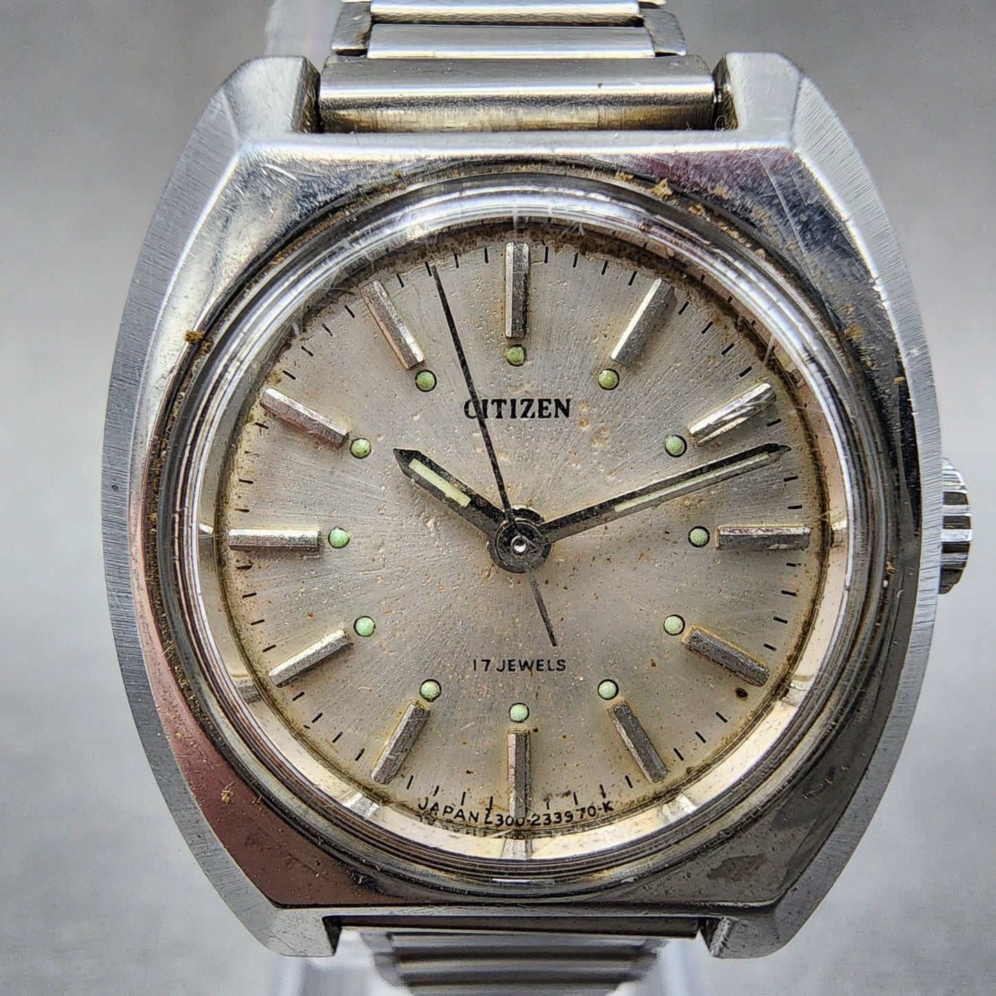 Citizen Watch Women 24mm Silver Dial Silver Tone Manual 552119 Runs1