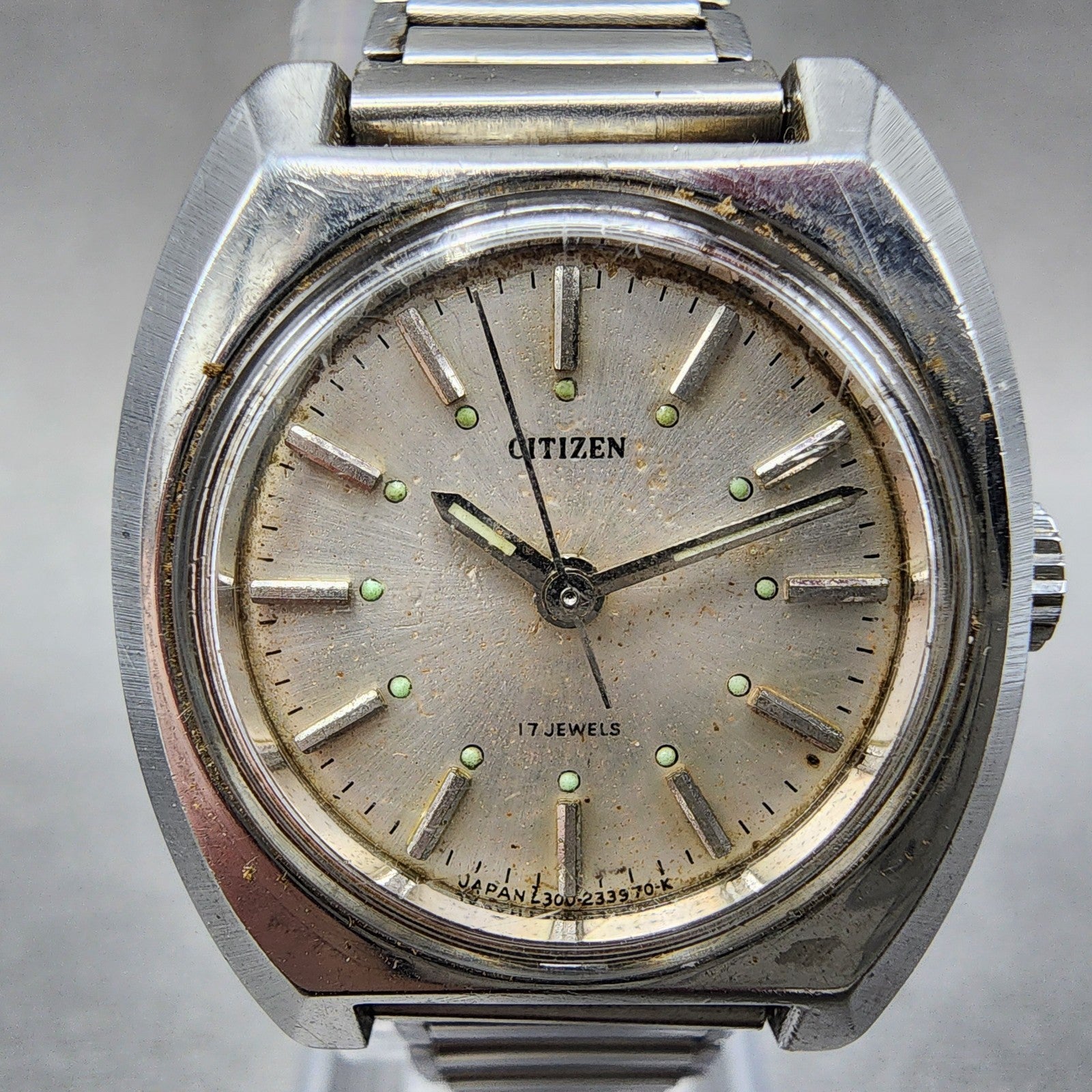 Citizen Watch Women 24mm Silver Dial Silver Tone Manual 552119 Runs1