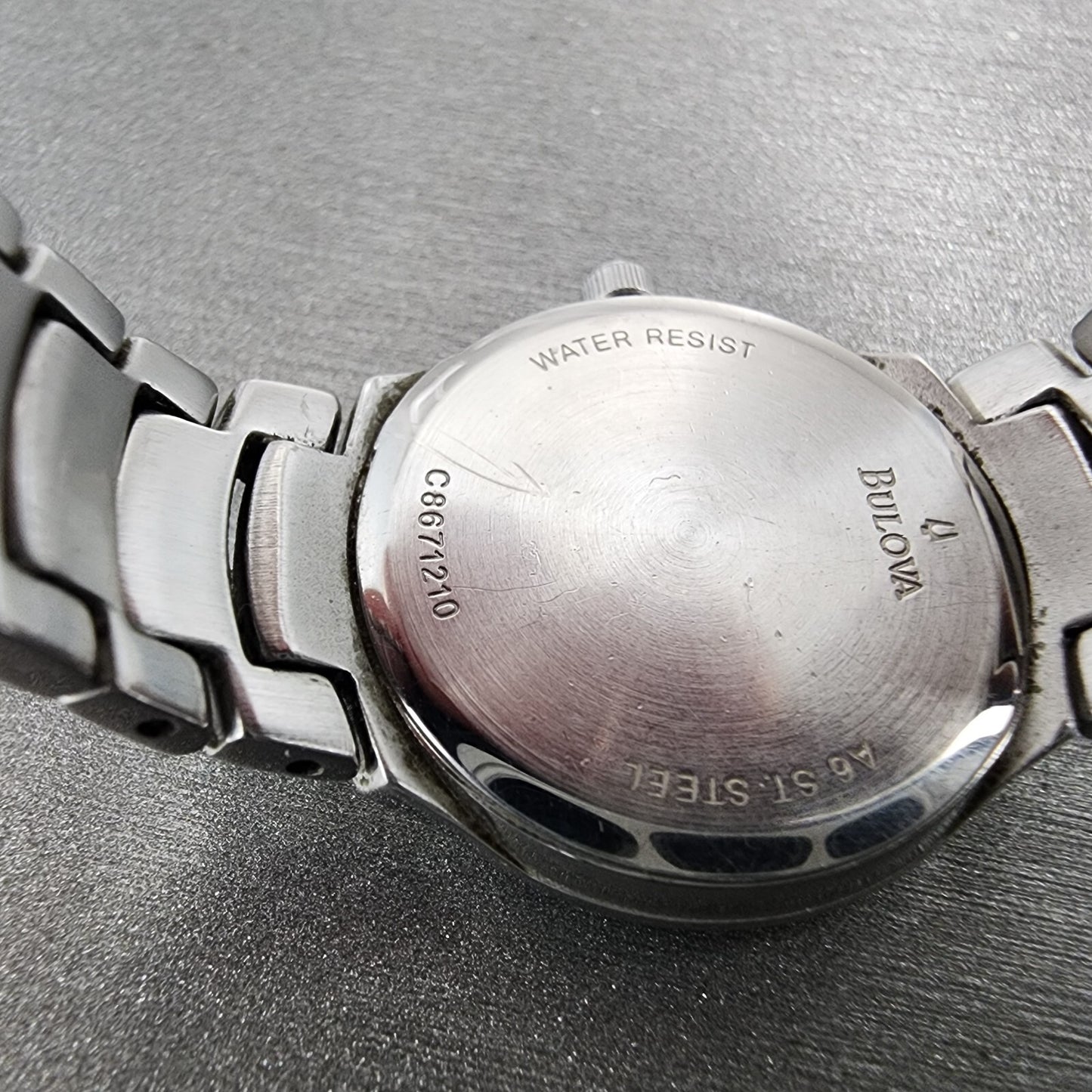 Bulova Watch Women 25mm MOP Dial Stainless Steel Diamond Accents new Battery9