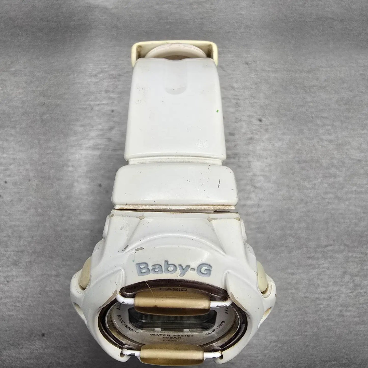 Casio Baby-G BG-169R Watch Women 43mm White Dial White Alarm Chrono New BatteryL4