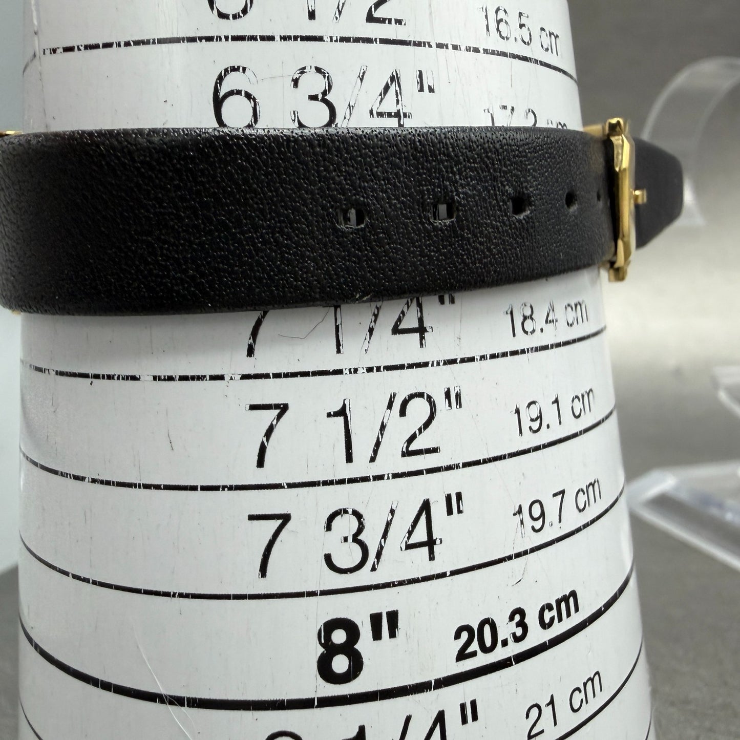 Movado Museum Watch Women 25mm Black Dial Gold Tone Round 87 A1 845 New Battery810