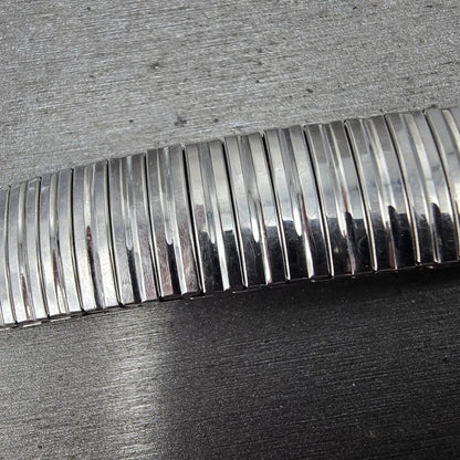 Navajo Sterling Silver Watch Band Tips 17mm Eagle Feather Design Vintage5