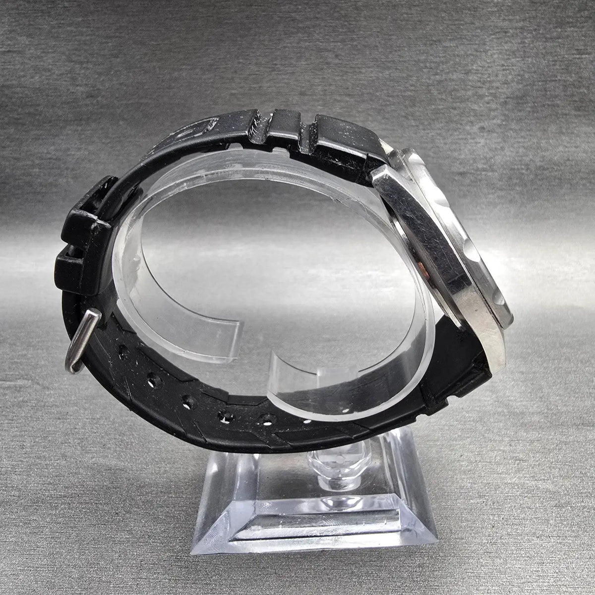 Casio Dive Watch Men 41mm Black Dial Silver Tone Daydate Alarm MMA-200W New Bat8